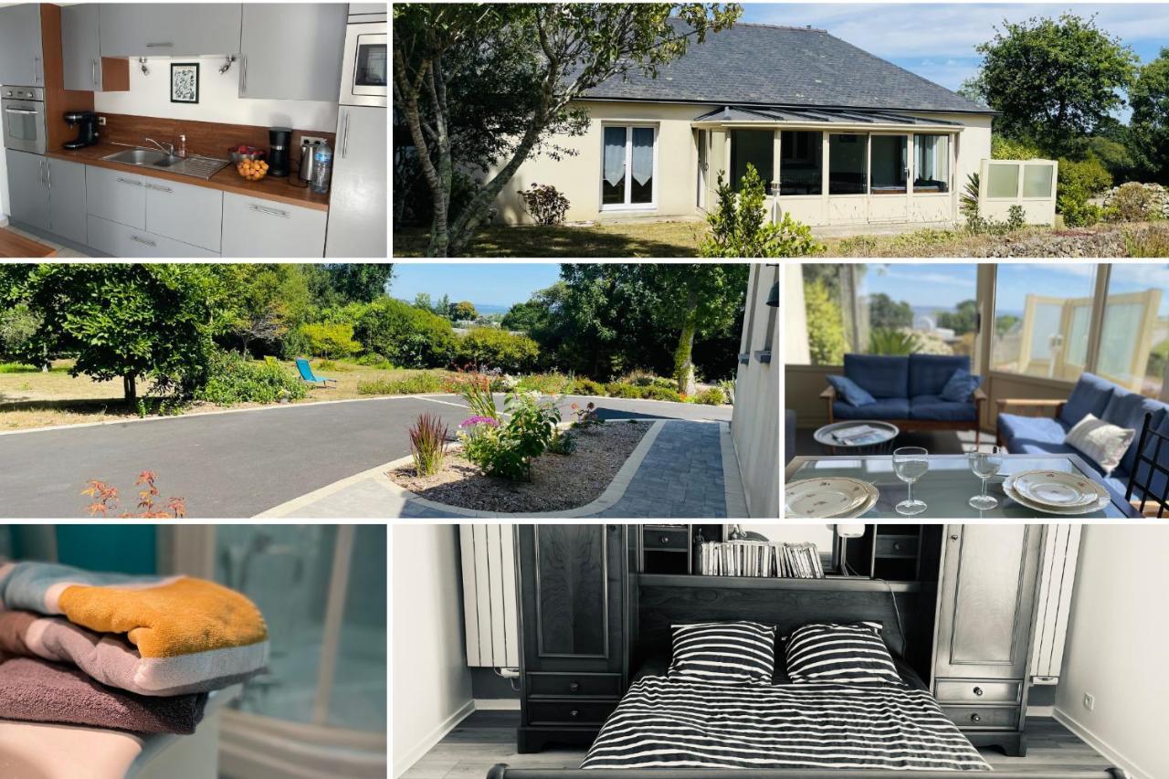 Maison Spacieuse A Deux Pas De La Plage Roscanvel エクステリア 写真